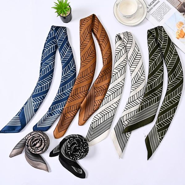 scarves mulberry silk scarf women neck hair band foulard square headband 2021 fashion print neckerchief bandana 70*70cm, Blue;gray
scarves mulberry silk scarf women neck hair band foulard square headband 2021 fashion print neckerchief bandana 70*70cm, Blue;gray