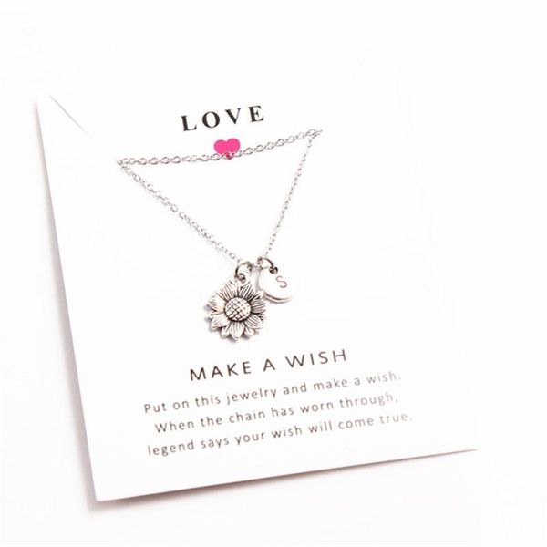 pendant necklaces fashion tiny dainty personalized alphabet pendants 26 letters necklace with sunflower for women accessories gift 1pcs, Silver
pendant necklaces fashion tiny dainty personalized alphabet pendants 26 letters necklace with sunflower for women accessories gift 1pcs, Silver