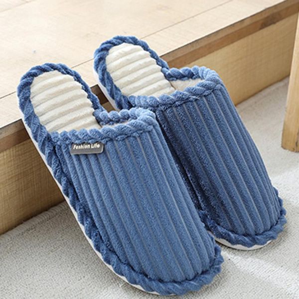 plus size winter slipper couple non slip striped plush male slippers homewear women warm fashion indoor shoes, Black
plus size winter slipper couple non slip striped plush male slippers homewear women warm fashion indoor shoes, Black