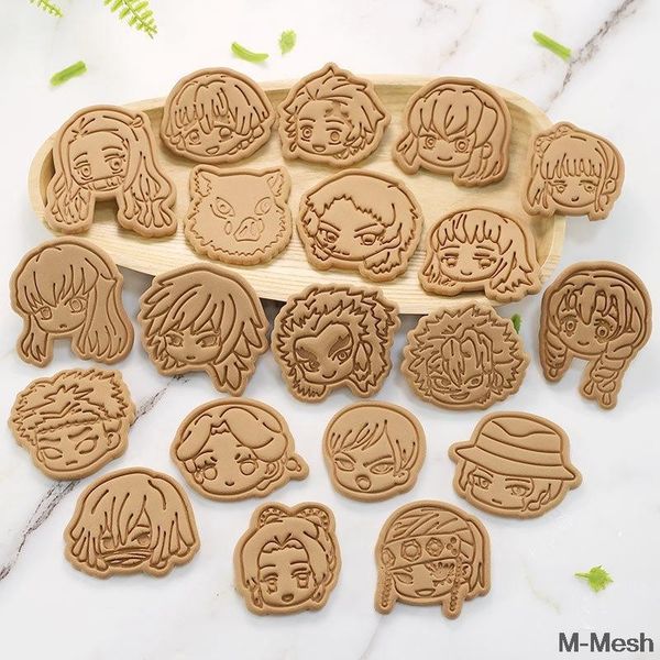 Cartoon Biscuit Mould Ghost Slayer Full Set 3D Three-dimensional Pressing Cookie DIY Home Baking Tools Moulds
Cartoon Biscuit Mould Ghost Slayer Full Set 3D Three-dimensional Pressing Cookie DIY Home Baking Tools Moulds