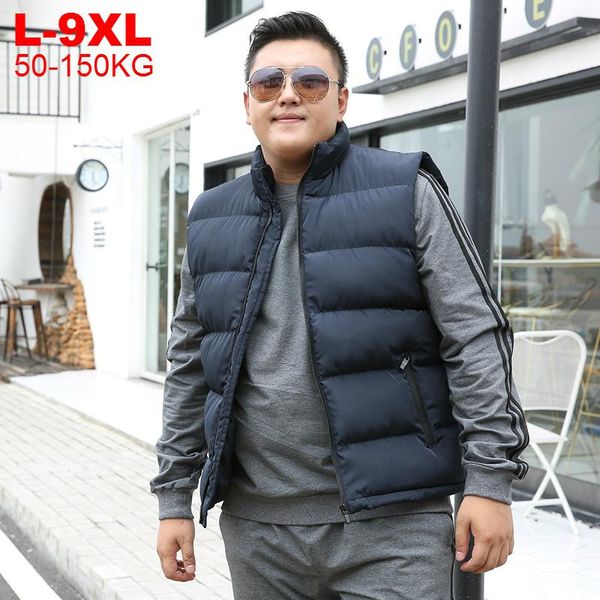 vest plus size 9xl jackets men winter puffer waist coat casual men's sleeveless jacket waistcoat warm vests male black blue, Black;white
vest plus size 9xl jackets men winter puffer waist coat casual men's sleeveless jacket waistcoat warm vests male black blue, Black;white