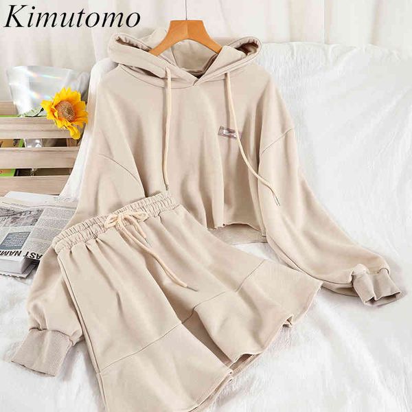 kimutomo casual women suit spring korean chic hooded loose short hoodies and elastic high waist solid skirt two-piece set 210521, White
kimutomo casual women suit spring korean chic hooded loose short hoodies and elastic high waist solid skirt two-piece set 210521, White