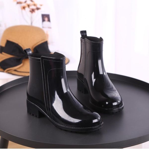 boots rain waterproof shoes woman water rubber lace up sewing solid flat with women 789, Black
boots rain waterproof shoes woman water rubber lace up sewing solid flat with women 789, Black