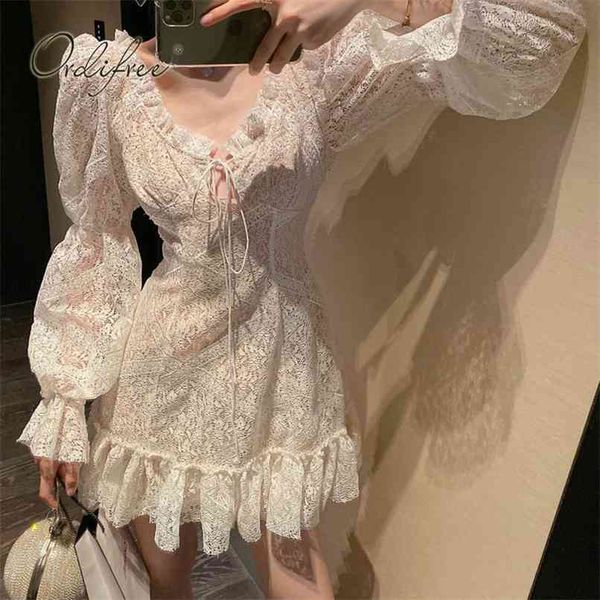 summer white lace women party dress long sleeve up backless short mini beach 210513, Black;gray
summer white lace women party dress long sleeve up backless short mini beach 210513, Black;gray