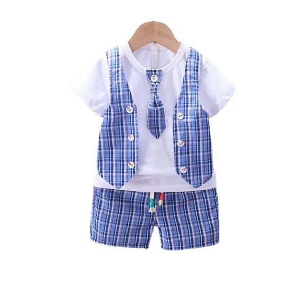 clothing sets summer baby boys clothes suit children girls plaid cotton t-shirt shorts 2pcs/sets toddler fashion kids tracksuits, White
clothing sets summer baby boys clothes suit children girls plaid cotton t-shirt shorts 2pcs/sets toddler fashion kids tracksuits, White