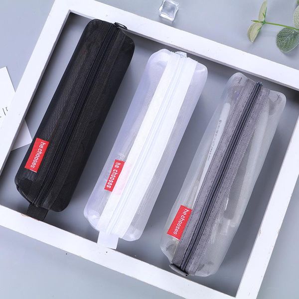 bag clips kawaii transparent mesh pencil case large-capacity pen bags cute storage for student school supplies korea stationery
bag clips kawaii transparent mesh pencil case large-capacity pen bags cute storage for student school supplies korea stationery