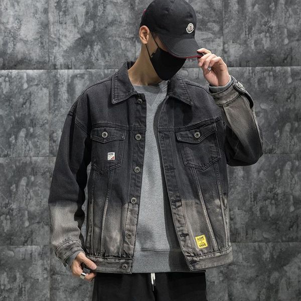men's jackets m-6xl jean jacket men spring and autumn plus size denim coat casual korean-style loose patterned, Black;brown
men's jackets m-6xl jean jacket men spring and autumn plus size denim coat casual korean-style loose patterned, Black;brown