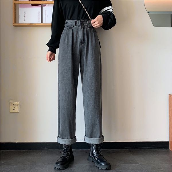 women's jeans jeans high-legged broad leg, blue streetwear vintage fashion harajuku slacks straight h448
women's jeans jeans high-legged broad leg, blue streetwear vintage fashion harajuku slacks straight h448