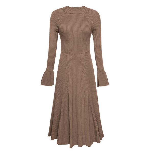 perhaps u brown solid knitted stand collar long sleeve midi dress autumn d0630 210529, Black;gray
perhaps u brown solid knitted stand collar long sleeve midi dress autumn d0630 210529, Black;gray