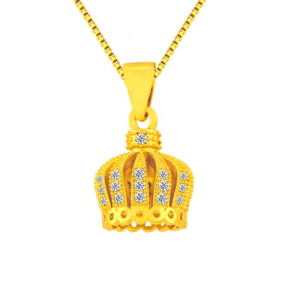 fashion micro inlaid zircon crown pendant women's copper 24k gold plated necklace headwear, Black
fashion micro inlaid zircon crown pendant women's copper 24k gold plated necklace headwear, Black