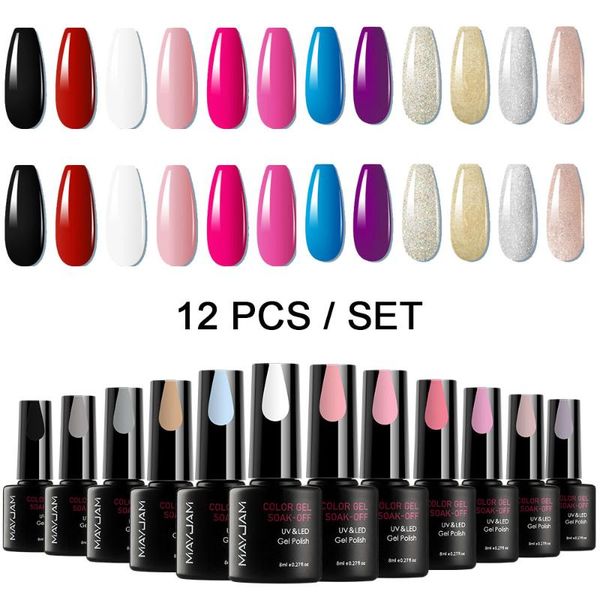 nail gel 8ml polish semi permanent uv varnish hybrid for manicure nails soak off varnishes set 12pcs art accessories, Red;pink
nail gel 8ml polish semi permanent uv varnish hybrid for manicure nails soak off varnishes set 12pcs art accessories, Red;pink