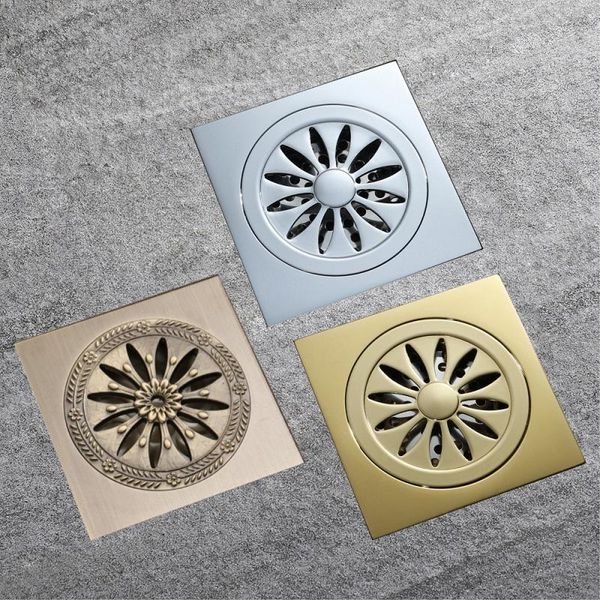 other bath & toilet supplies square floor drain chrome-plated champagne gold green bronze 100*100mm bathroom kitchen deodorant copper
other bath & toilet supplies square floor drain chrome-plated champagne gold green bronze 100*100mm bathroom kitchen deodorant copper