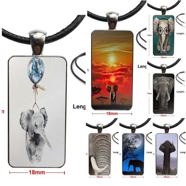 pendant necklaces cute elephant animal fashion necklace handmade rectangle shape choker jewelry multi designs for women children, Silver
pendant necklaces cute elephant animal fashion necklace handmade rectangle shape choker jewelry multi designs for women children, Silver