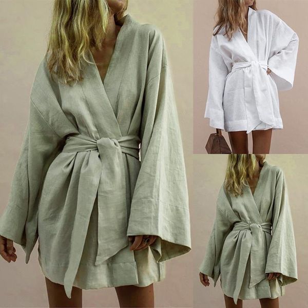 casual dresses women long blouses 2021 spring bandage cotton linen ladies lace-up loose shirts solid white oversize, Black;gray
casual dresses women long blouses 2021 spring bandage cotton linen ladies lace-up loose shirts solid white oversize, Black;gray