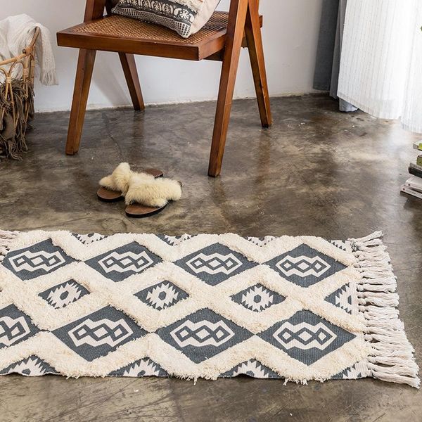cotton and linen three-dimensional tufted floor mats home living room sofa coffee table hand woven tassel door carpet bath
cotton and linen three-dimensional tufted floor mats home living room sofa coffee table hand woven tassel door carpet bath