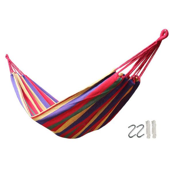 swinging camping cotton hammock tourism hunting leisure fabric stripes outdoor hammocks camp furniture
swinging camping cotton hammock tourism hunting leisure fabric stripes outdoor hammocks camp furniture