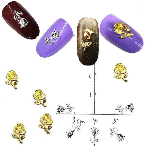 40pcs rose 3d flower nail art decorations shiny charms accessoires metal nailart studs spring design bling dekors ornament1, Silver;gold
40pcs rose 3d flower nail art decorations shiny charms accessoires metal nailart studs spring design bling dekors ornament1, Silver;gold