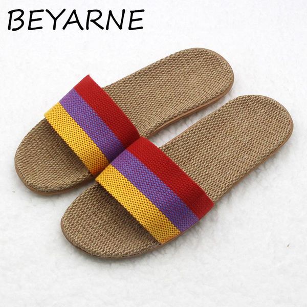slippers beyarne anti-slip linen slipper 2021 striped women indoor home shoes straw ladies flat with flax bedroom zapatos e198, Black
slippers beyarne anti-slip linen slipper 2021 striped women indoor home shoes straw ladies flat with flax bedroom zapatos e198, Black