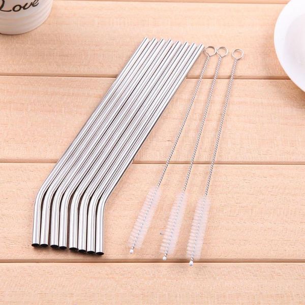 drinking straws reusable straw pipette suction metal stainless steel cleaner brush pipe straight bent tube home bar accessories
drinking straws reusable straw pipette suction metal stainless steel cleaner brush pipe straight bent tube home bar accessories