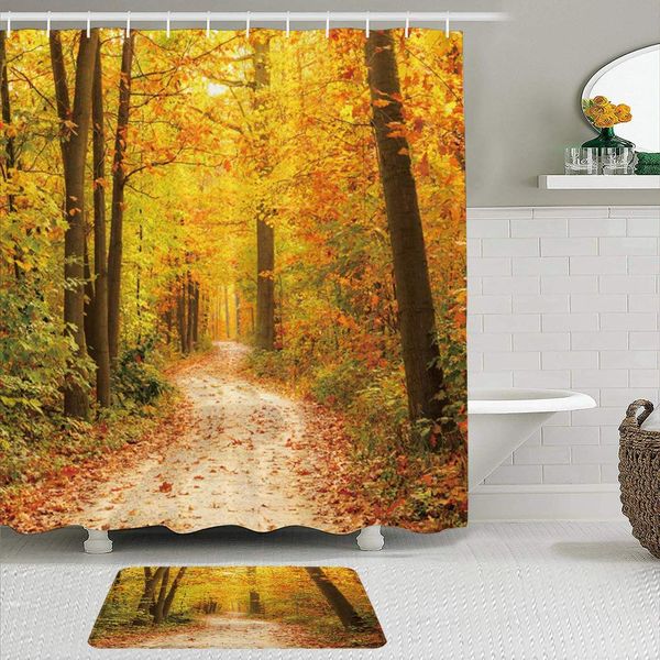 fabric shower curtain and mats set,fall moose,waterproof bath curtains with 12 hooks,non slip rugs
fabric shower curtain and mats set,fall moose,waterproof bath curtains with 12 hooks,non slip rugs