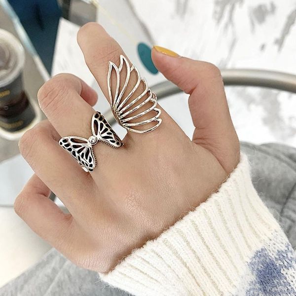 wedding rings 2pcs harajuku gothic vintage hollow butterfly for women adjustable open party statement jewelry, Slivery;golden
wedding rings 2pcs harajuku gothic vintage hollow butterfly for women adjustable open party statement jewelry, Slivery;golden