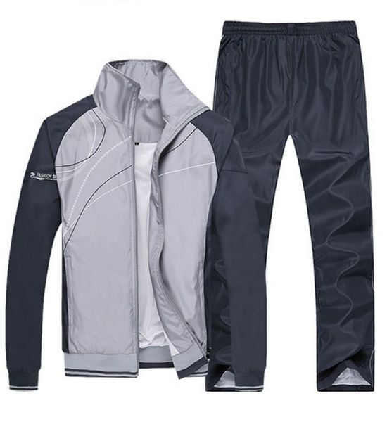 men's tracksuits brand tracksuit two piece clothing suit sweatshirt +sweatpants casual training joogers sporting sportswear mens set, Gray
men's tracksuits brand tracksuit two piece clothing suit sweatshirt +sweatpants casual training joogers sporting sportswear mens set, Gray