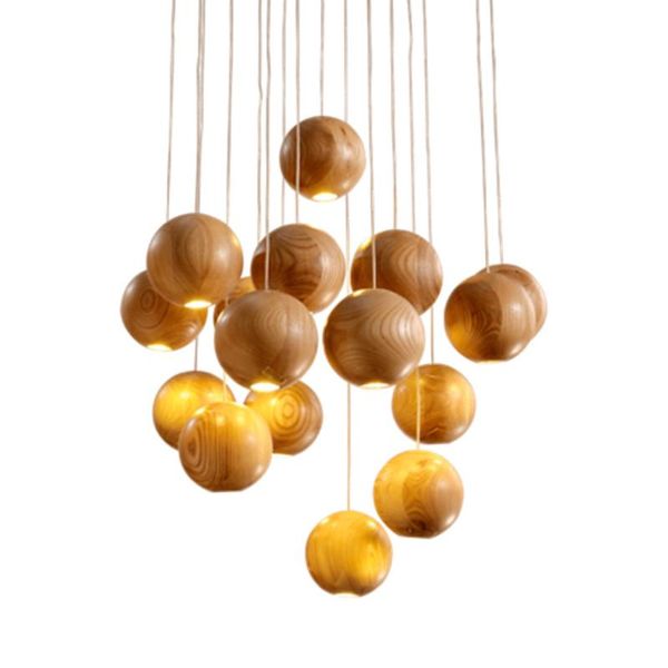 in the nordic art creative personality el living room lighting log wood ball led simple restaurant chandelier chandeliers
in the nordic art creative personality el living room lighting log wood ball led simple restaurant chandelier chandeliers