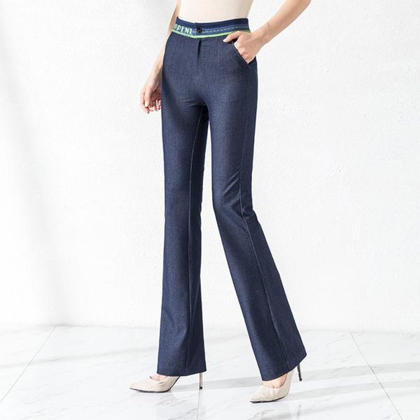 women's pants & capris 2021 slimming flared jeans elastic band flat korean bell-bottom plus size spring autumn high waist fashion s, Black;white
women's pants & capris 2021 slimming flared jeans elastic band flat korean bell-bottom plus size spring autumn high waist fashion s, Black;white