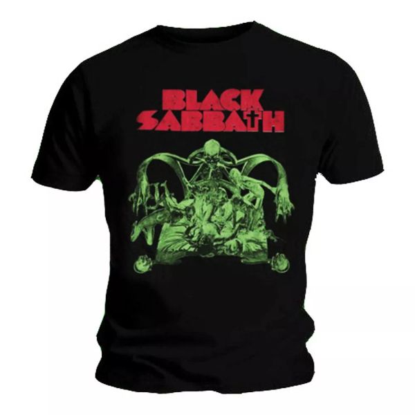 official black sabbath t shirt cutout black classic rock metal band tee ozzy, White;black
official black sabbath t shirt cutout black classic rock metal band tee ozzy, White;black