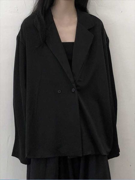 women's suits & blazers fashionable suit coat autumn lapel solid color double breasted youth trend versatile temperament, White;black
women's suits & blazers fashionable suit coat autumn lapel solid color double breasted youth trend versatile temperament, White;black