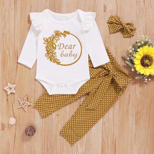 baby & children's 0-18 months born girl set white letters printed pattern round collar romper + long pants headdress clothing sets
baby & children's 0-18 months born girl set white letters printed pattern round collar romper + long pants headdress clothing sets