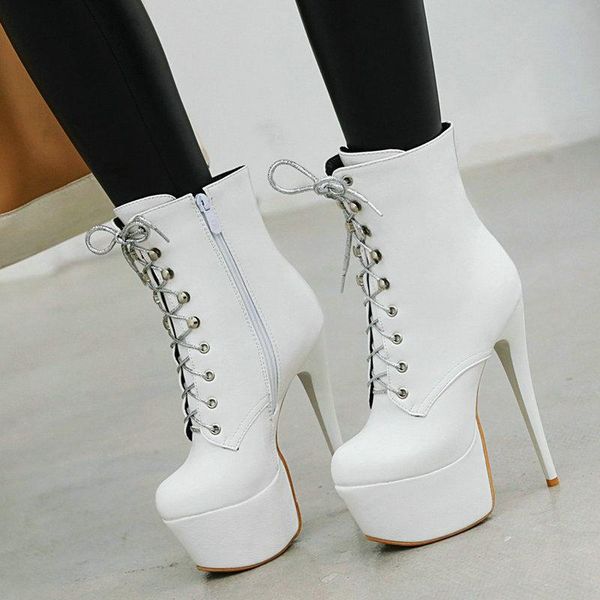 boots 15cm super high heel women fashion zipper ladies platform round toe winter ankle black red white
boots 15cm super high heel women fashion zipper ladies platform round toe winter ankle black red white