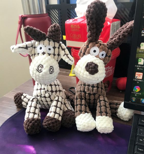 dog toys cute cartoon donkey voice bite resistant plush pet series cotton rope
dog toys cute cartoon donkey voice bite resistant plush pet series cotton rope