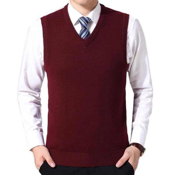 men's vests sanwood 2021 arrival solid color sweater vest men cashmere sweaters wool pullover brand v-neck sleeveless, Black;white
men's vests sanwood 2021 arrival solid color sweater vest men cashmere sweaters wool pullover brand v-neck sleeveless, Black;white
