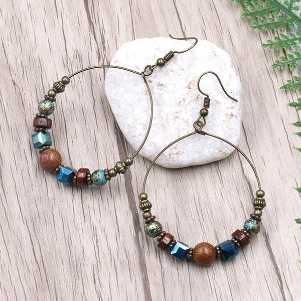 hoop & huggie bohemia crystal earrings for women ethnic big circle round hollow earring wooden beads bohemian vintage, Golden;silver
hoop & huggie bohemia crystal earrings for women ethnic big circle round hollow earring wooden beads bohemian vintage, Golden;silver