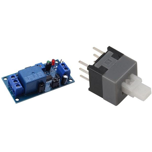 smart home control 1pcs 12v dc delay relay turn off switch module & 20 pcs dpdt latching tact tactile push button pushbutton
smart home control 1pcs 12v dc delay relay turn off switch module & 20 pcs dpdt latching tact tactile push button pushbutton