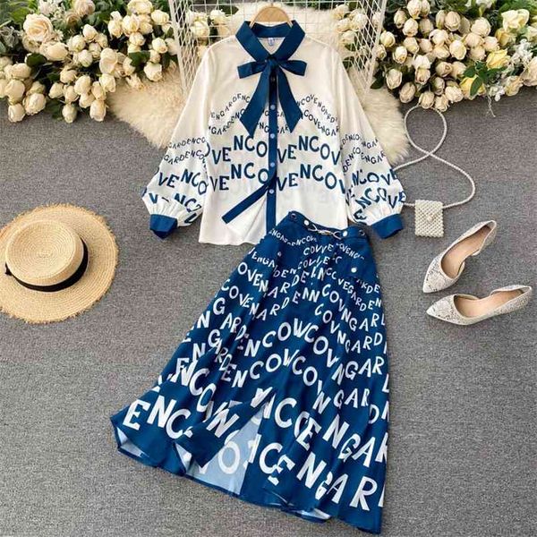 women korean spring and summer personalized letter bow long sleeve shirt + high waist slim skirt two piece sets r376 210527, White
women korean spring and summer personalized letter bow long sleeve shirt + high waist slim skirt two piece sets r376 210527, White