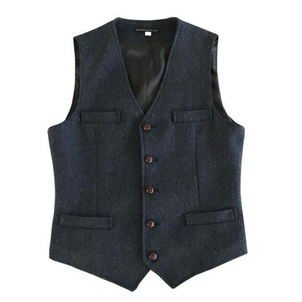 men's vests suit vest v neck single breasted herringbone tweed retro business waistcoat jacket casual slim fit gilet groomsmen, Black;white
men's vests suit vest v neck single breasted herringbone tweed retro business waistcoat jacket casual slim fit gilet groomsmen, Black;white