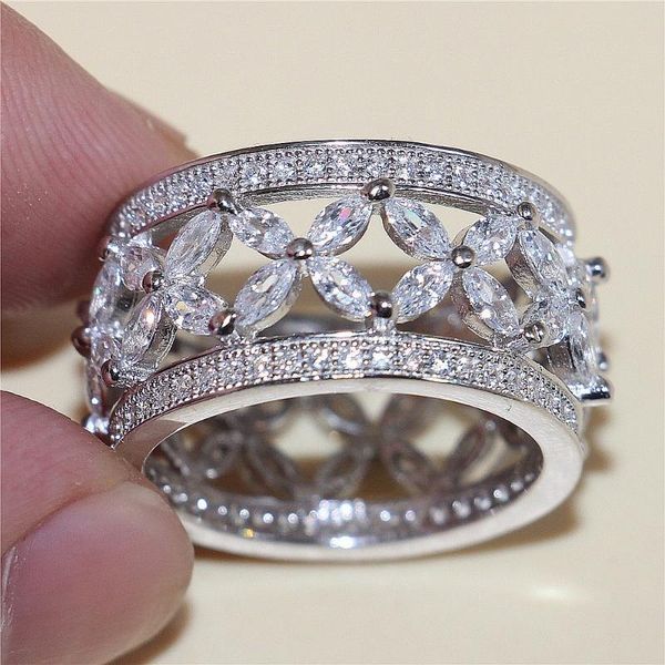 jewelry 925 sterling silver circle ring snowflake diamond marquise party cute wedding band rings for women gift cluster, Golden;silver
jewelry 925 sterling silver circle ring snowflake diamond marquise party cute wedding band rings for women gift cluster, Golden;silver