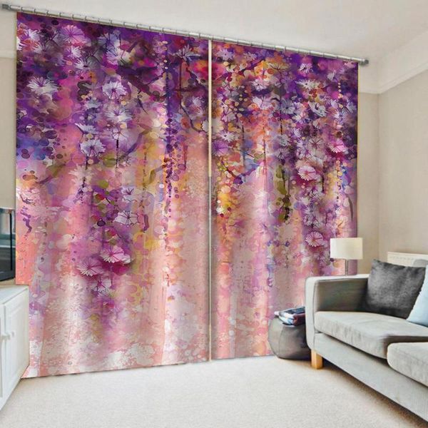 curtain & drapes po purple flower curtains 3d window for living room bedroom customized size decoration
curtain & drapes po purple flower curtains 3d window for living room bedroom customized size decoration