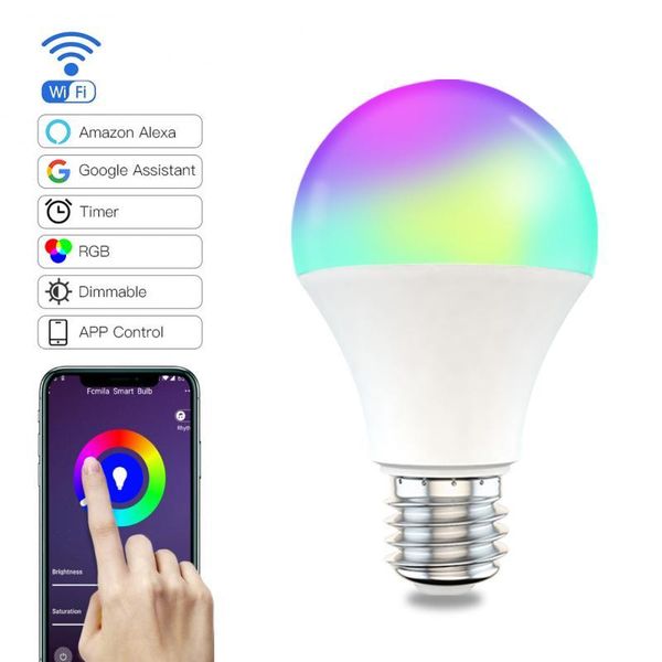 bulbs 15w 9w smart wifi light bulb e27 b22 dimmable led lamp app wake up night compatible with amazon alexa google home
bulbs 15w 9w smart wifi light bulb e27 b22 dimmable led lamp app wake up night compatible with amazon alexa google home