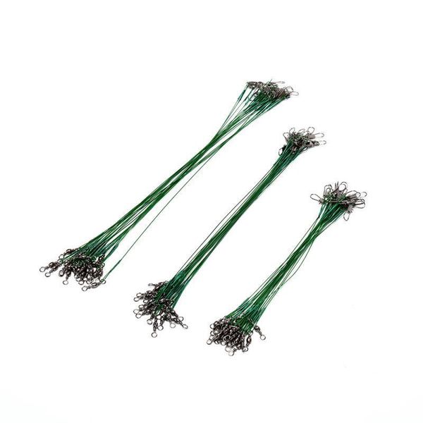 braid line 10pcs fishing lines anti bite steel wire leader with swivel 20-25cm lead core leash accessories
braid line 10pcs fishing lines anti bite steel wire leader with swivel 20-25cm lead core leash accessories