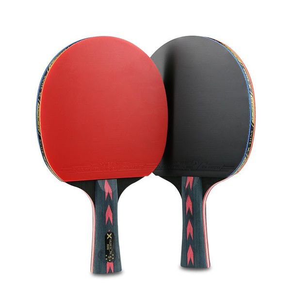 one pair professional 5-stars carbon table tennis bat racket handle pong padel pimples for training competition raquets
one pair professional 5-stars carbon table tennis bat racket handle pong padel pimples for training competition raquets