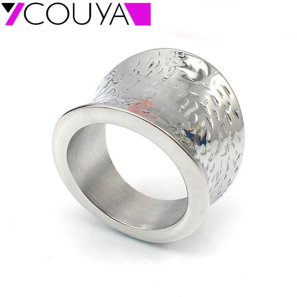 cluster rings couya 2021 fashion 316l irregular shape stainless steel big plain hammer shiny for women jewelry ring, Golden;silver
cluster rings couya 2021 fashion 316l irregular shape stainless steel big plain hammer shiny for women jewelry ring, Golden;silver