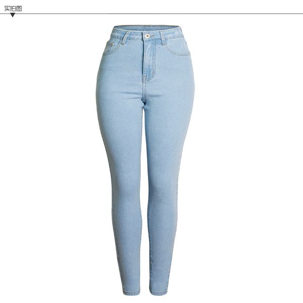 women's jeans 042301 brand arrival high waist woman stretchy women`s ol ladies pencil denim pants femme qs9t, Blue
women's jeans 042301 brand arrival high waist woman stretchy women`s ol ladies pencil denim pants femme qs9t, Blue
