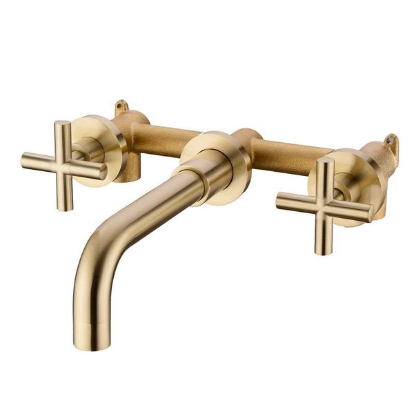 bathroom sink faucets brushed gold solid brass wall mounted basin faucet mixer taps black/ gold/brushed rose 2 handle
bathroom sink faucets brushed gold solid brass wall mounted basin faucet mixer taps black/ gold/brushed rose 2 handle
