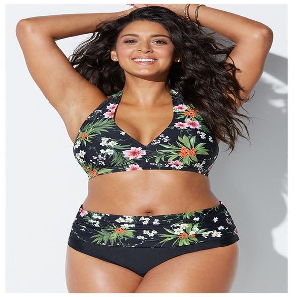 women's swimwear plus fertilizer to increase bikini swimsuit large size fat woman, White;black
women's swimwear plus fertilizer to increase bikini swimsuit large size fat woman, White;black