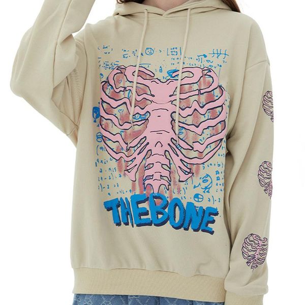 women's hoodies & sweatshirts coat women y2k skeleton bubble print korean harajuku kawaii pullover khaki oversized streetwear autumn, Black
women's hoodies & sweatshirts coat women y2k skeleton bubble print korean harajuku kawaii pullover khaki oversized streetwear autumn, Black