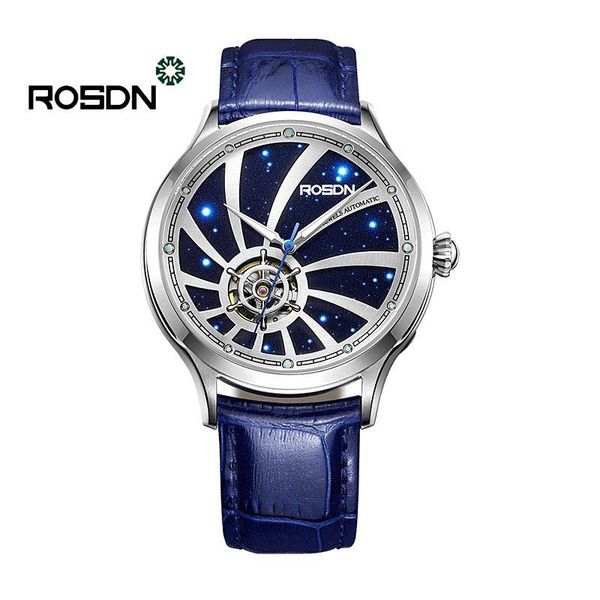 wristwatches rosdn genuine watch men's simple mechanical fashion casual hollow belt waterproof, Slivery;brown
wristwatches rosdn genuine watch men's simple mechanical fashion casual hollow belt waterproof, Slivery;brown