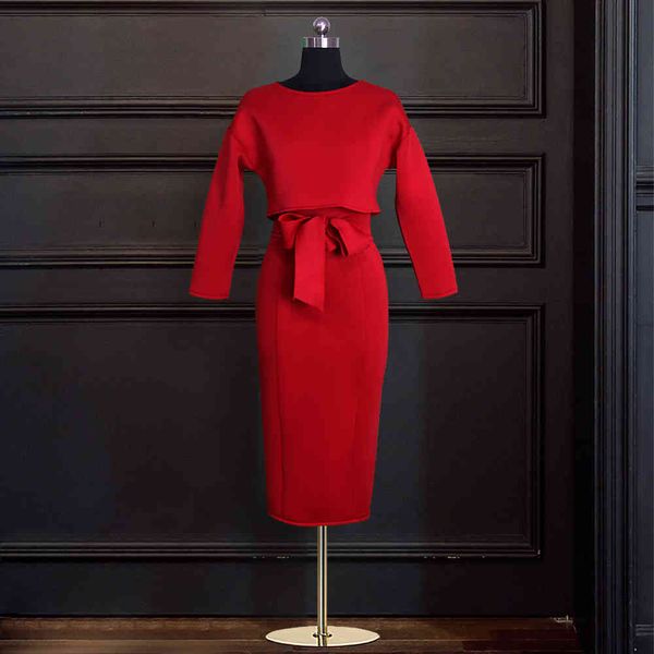 dress female red two pieces set of cultures high waist skirt half sleeves jupes with waistband stylish fashions elegant office suits wear x8, Black;gray
dress female red two pieces set of cultures high waist skirt half sleeves jupes with waistband stylish fashions elegant office suits wear x8, Black;gray